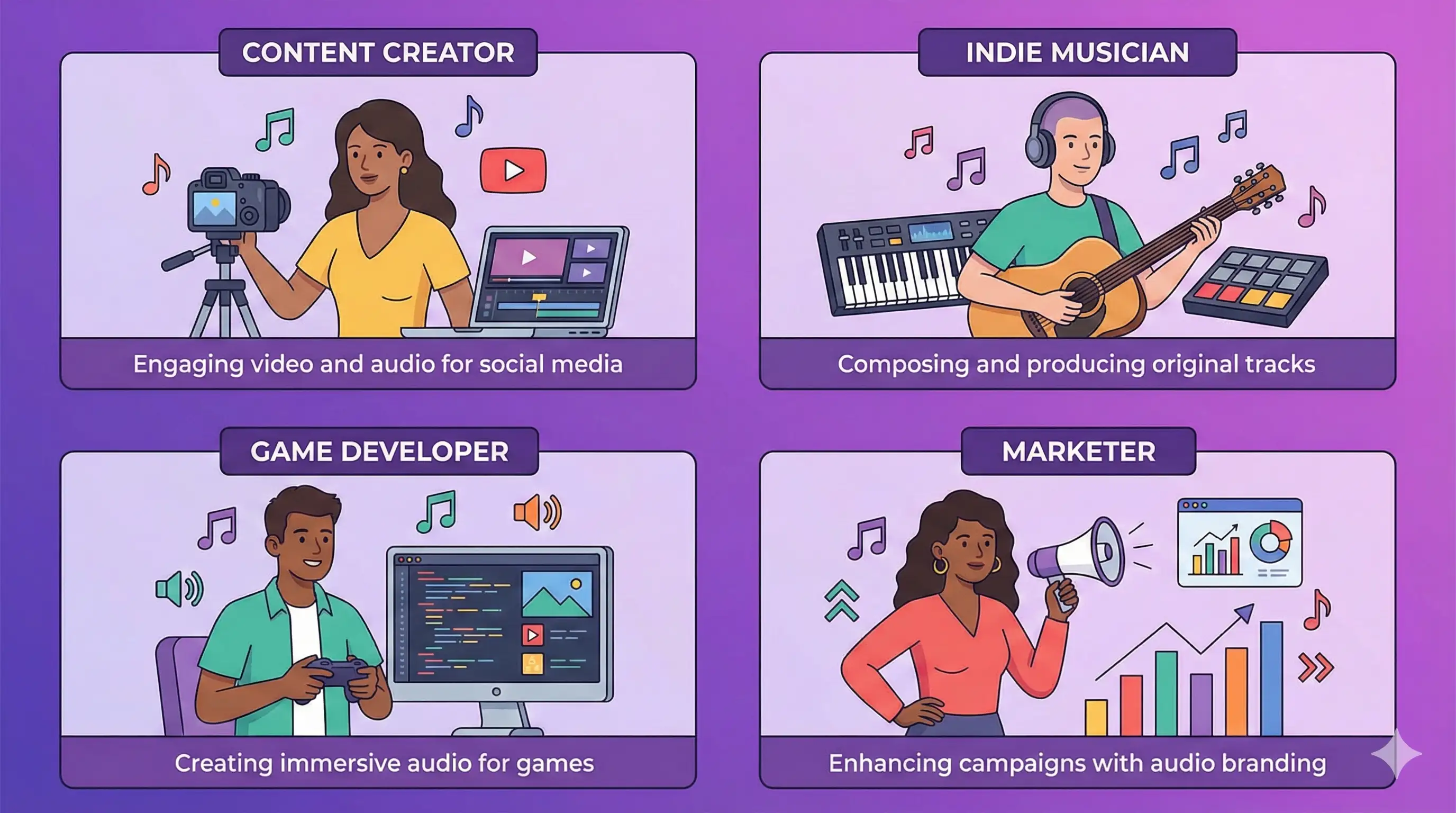 HeartMuLa Use Cases Infographic